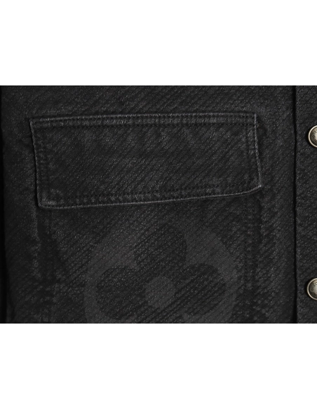 Louis Vuitton dark pattern presbyopic logo twill denim jacket,Louis Vuitton Jacket,Jacket,Buy cheap clothing haul France