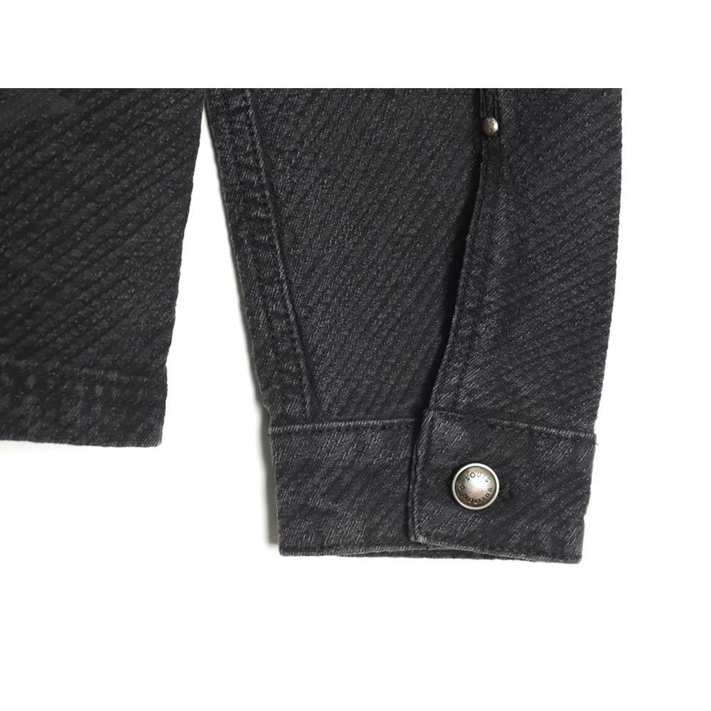 Louis Vuitton dark pattern presbyopic logo twill denim jacket,Louis Vuitton Jacket,Jacket,Buy cheap clothing haul France