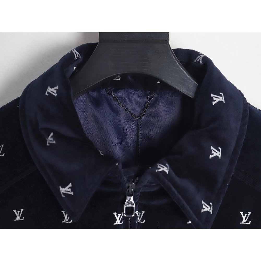 Louis Vuitton all over print velvet cotton jacket,Louis Vuitton Jacket,Jacket,Buy cheap clothing haul France