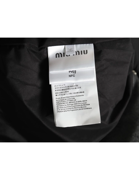 Miu Miu velvet pocket cashmere down jacket,Miu Miu Jacket,Jacket,Buy cheap clothing haul France