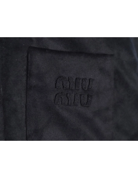 Miu Miu velvet pocket cashmere down jacket,Miu Miu Jacket,Jacket,Buy cheap clothing haul France