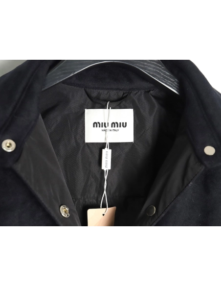 Miu Miu velvet pocket cashmere down jacket,Miu Miu Jacket,Jacket,Buy cheap clothing haul France