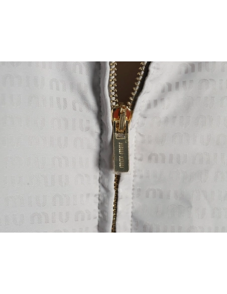 Miu Miu jacquard all over print lapel down jacket,Miu Miu Jacket,Jacket,Buy cheap clothing haul France
