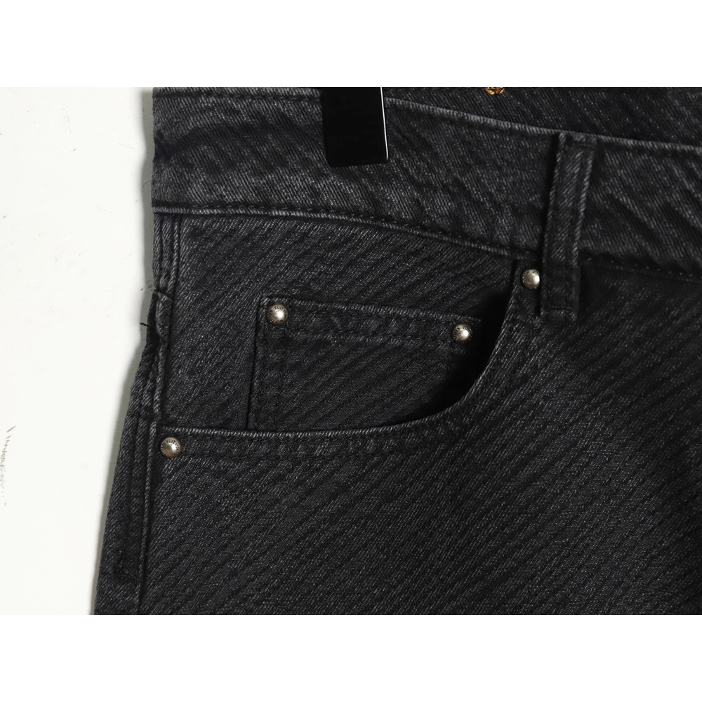 Louis Vuitton dark pattern presbyopic logo twill jeans,Louis Vuitton Jeans,CASUAL PANTS,Buy cheap clothing haul France