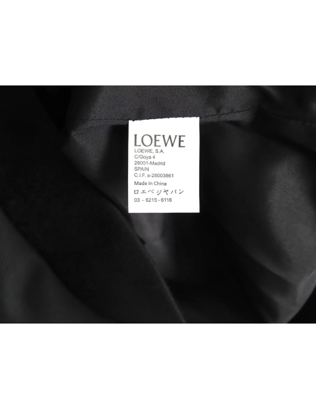 Loewe patchwork leather lapel jacket,Loewe Jacket,Sweatshirt,Buy cheap clothing haul France