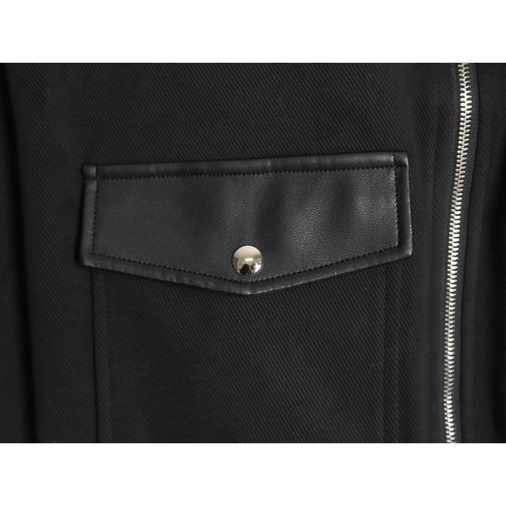 Loewe patchwork leather lapel jacket,Loewe Jacket,Sweatshirt,Buy cheap clothing haul France