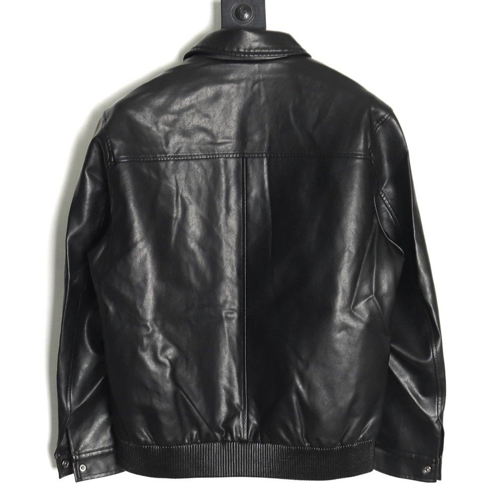 Prada triangle logo leather jacket,Prada Jacket,Jacket,Buy cheap clothing haul France