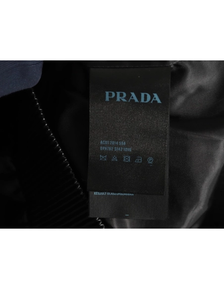 Prada triangle logo leather jacket,Prada Jacket,Jacket,Buy cheap clothing haul France