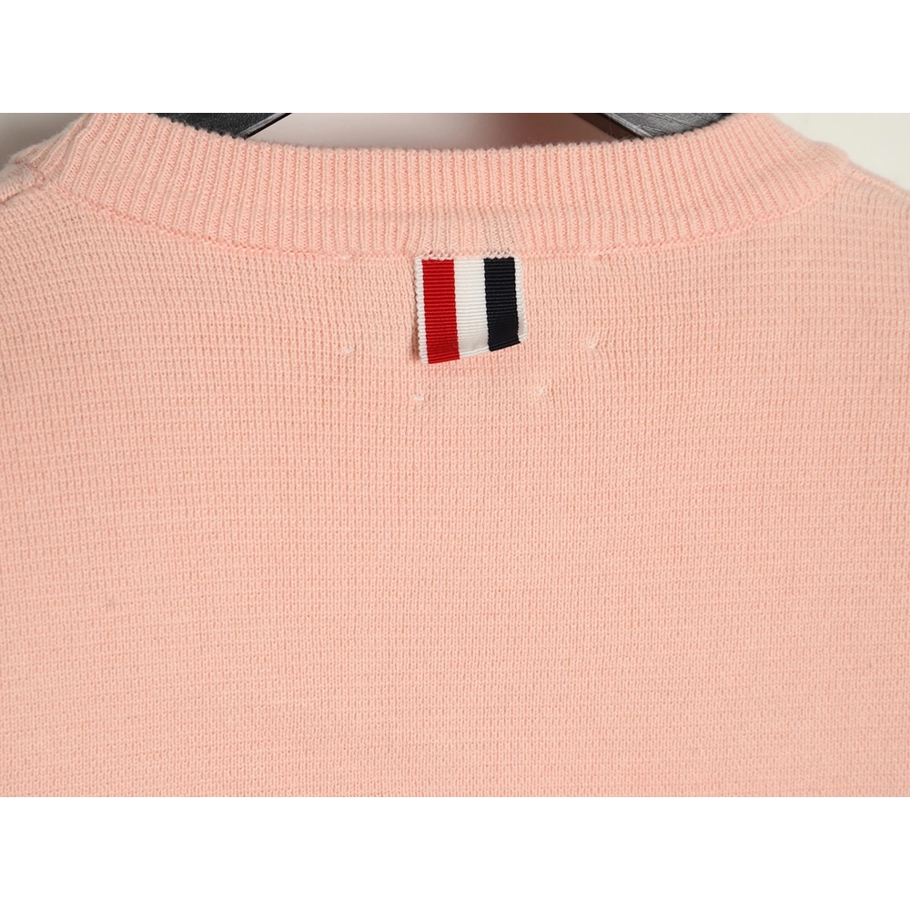 Thom Browne Double Sleeve Web Band Crew Neck Sweater,Thom Browne,TB-02241215