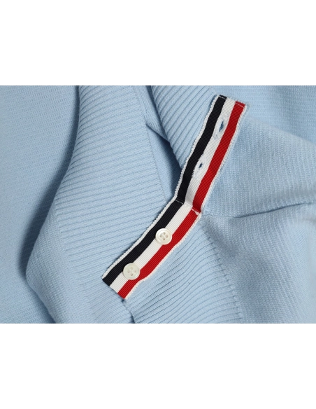 Thom Browne Double Sleeve Web Band Crew Neck Sweater,Thom Browne,TB-03241215