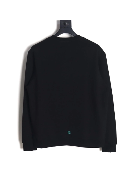 Givenchy rainbow gradient embroidered crewneck sweatshirt,Givenchy,GVC-16241215