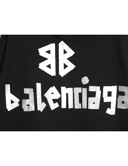 Balenciaga Textured paper Tape Hoodie,Balenciaga,BLCG-10241215