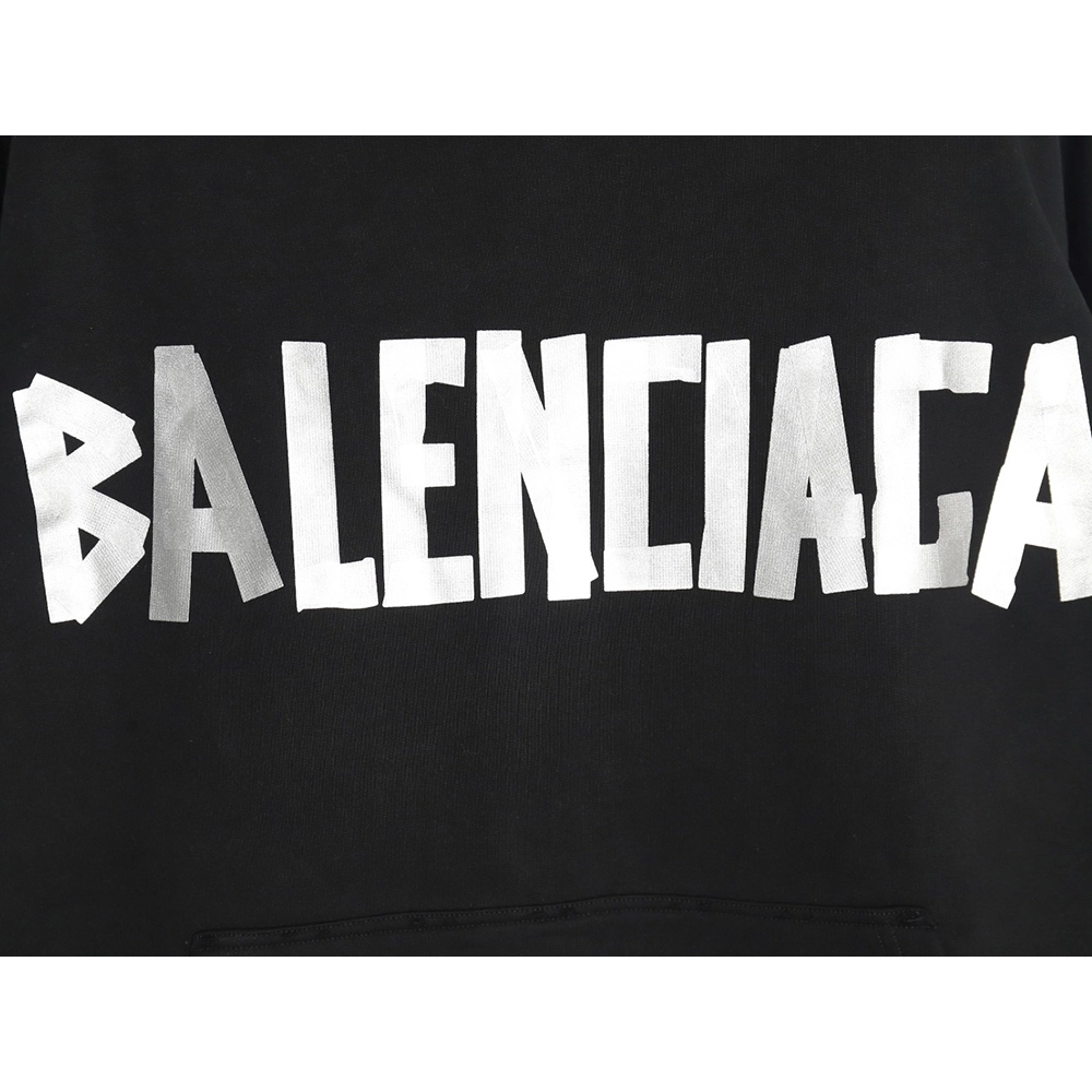 Balenciaga Textured paper Tape Hoodie,Balenciaga,BLCG-10241215