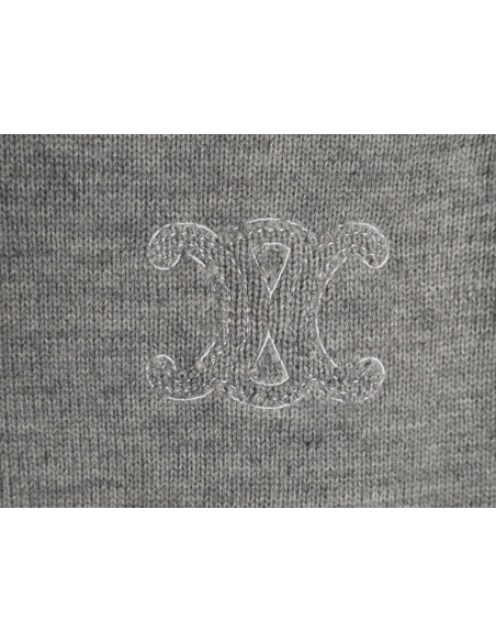 Celine embroidered logo crew neck sweater,Celine,CE-12241215