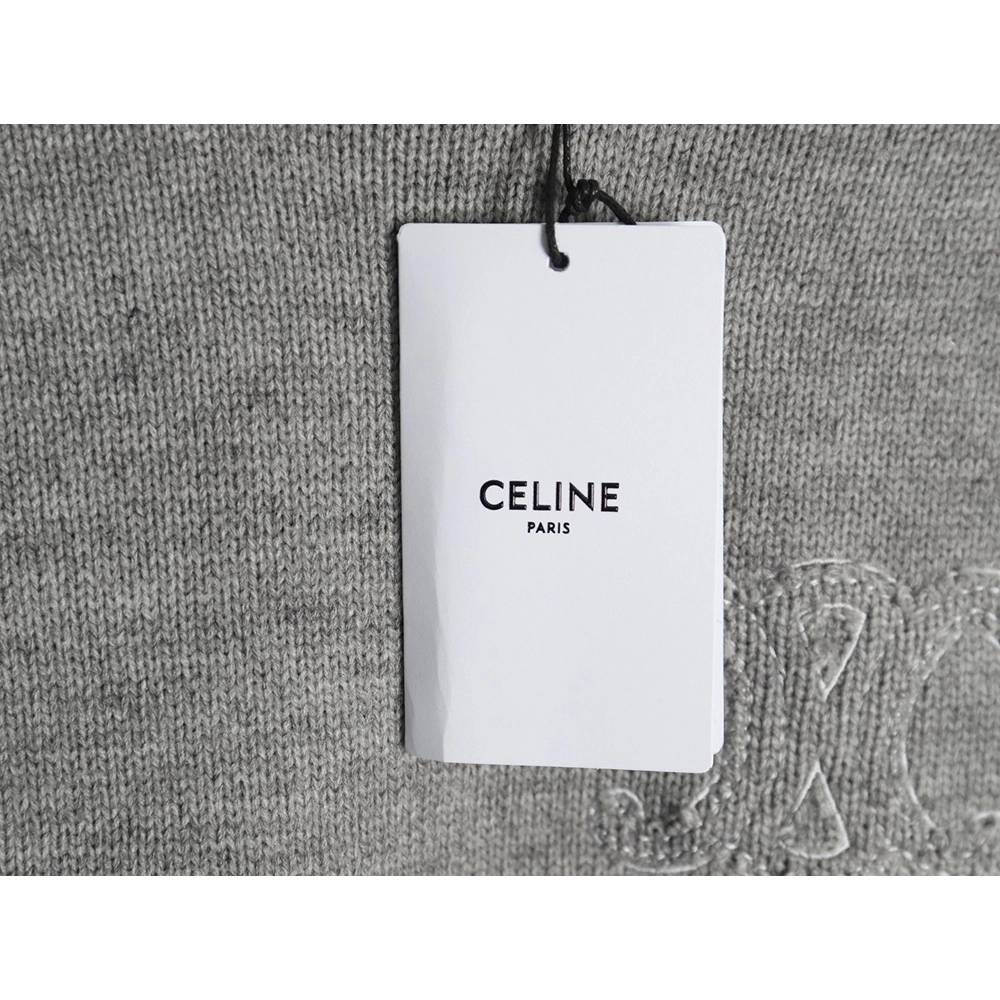 Celine embroidered logo crew neck sweater,Celine,CE-12241215