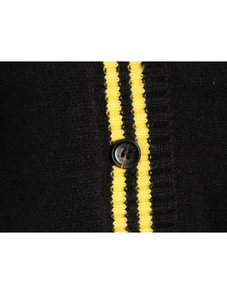 Prada Embroidered Preppy Cardigan Sweater,Prada,PRD-14241215