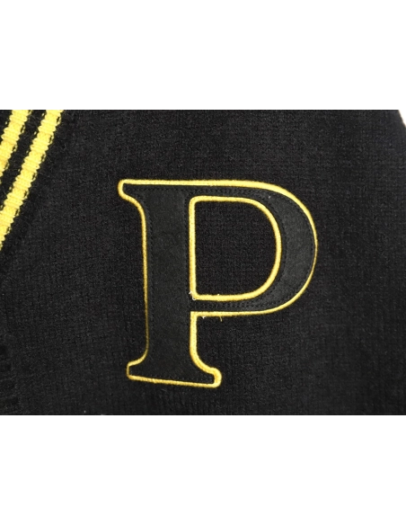 Prada Embroidered Preppy Cardigan Sweater,Prada,PRD-14241215