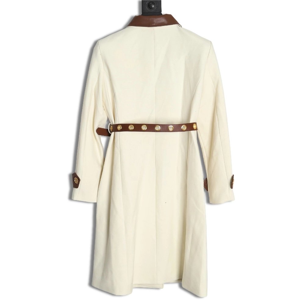 Louis Vuitton wool belt long trench coat,Louis Vuitton,LV-17241215