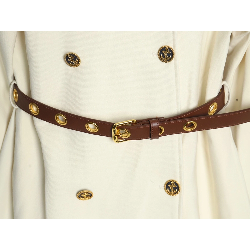 Louis Vuitton wool belt long trench coat,Louis Vuitton,LV-17241215