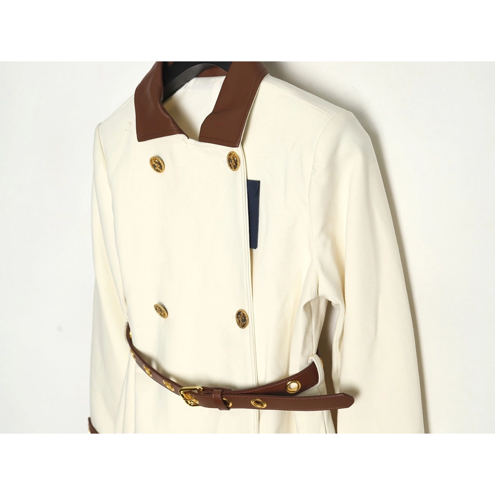 Louis Vuitton wool belt long trench coat,Louis Vuitton,LV-17241215