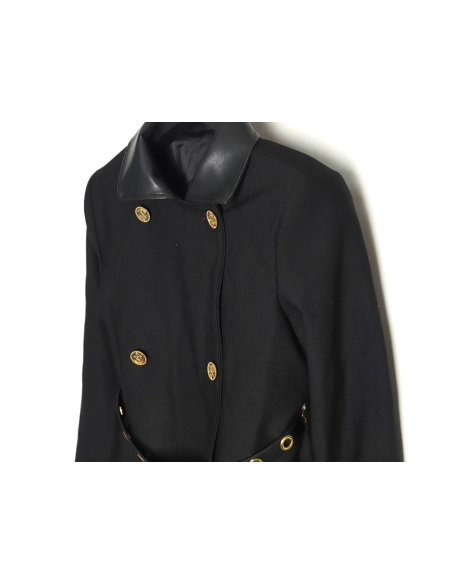 Louis Vuitton wool belt long trench coat,Louis Vuitton,LV-18241215