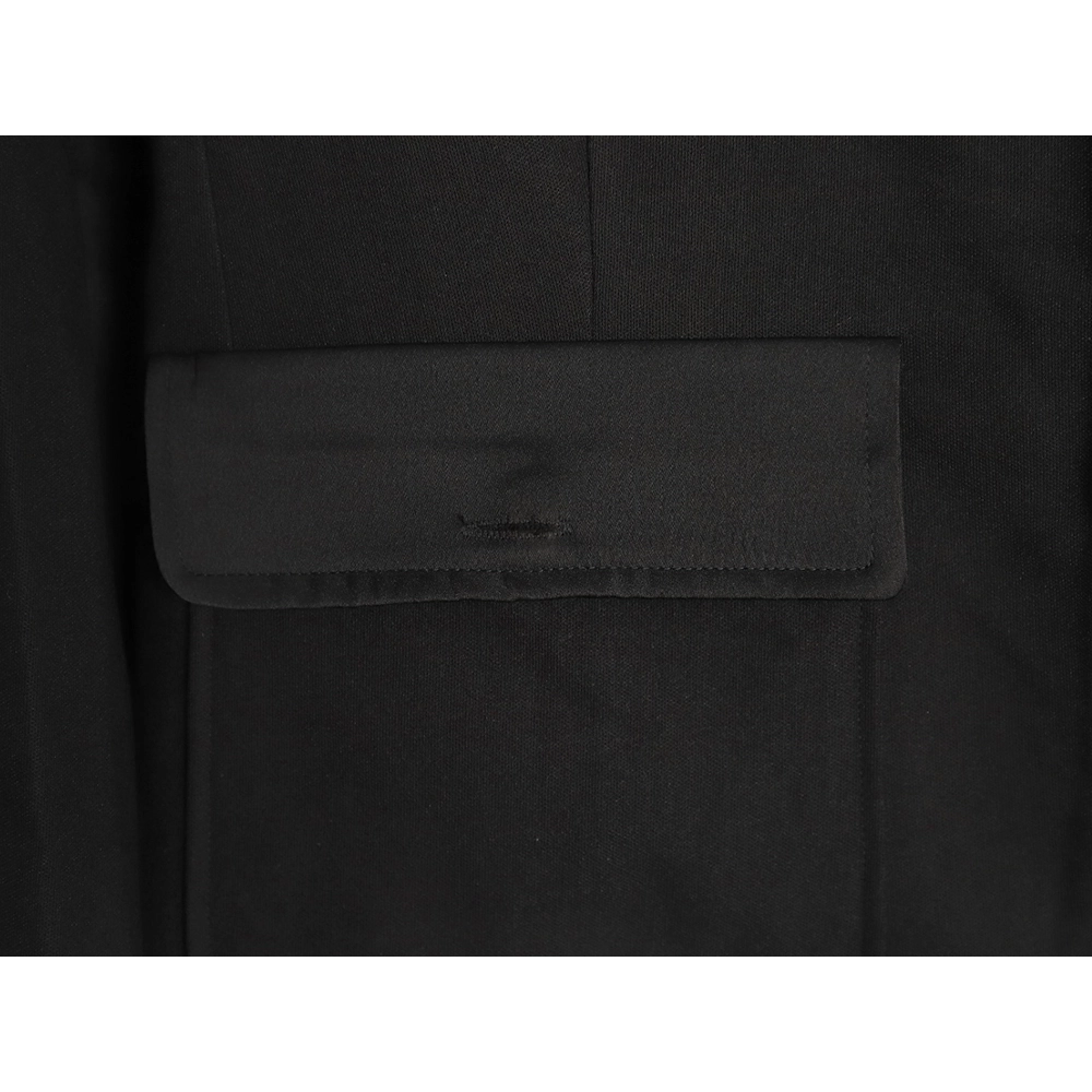 Gucci Solid Satin Wool Jacket Suit,Gucci,GUC-19241215