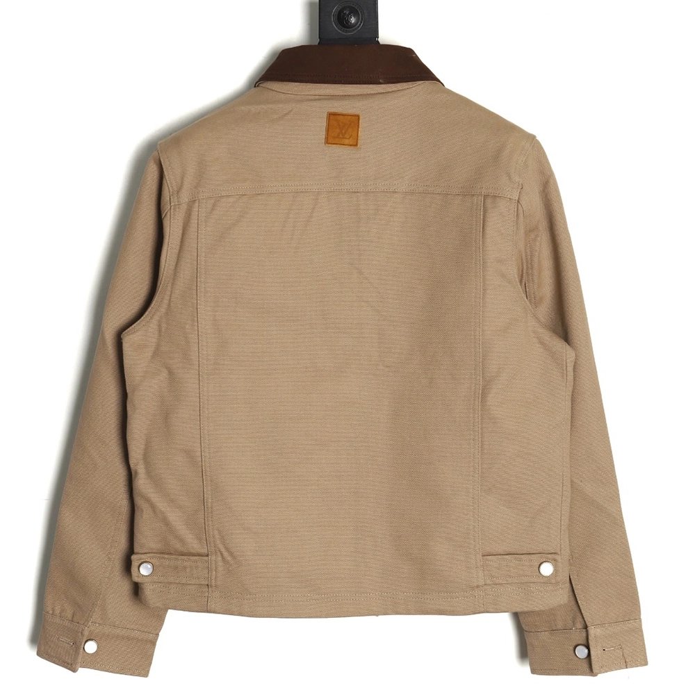 Louis Vuitton khaki pocket cotton canvas utility jacket,Louis Vuitton,LV-04241215