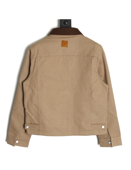 Louis Vuitton khaki pocket cotton canvas utility jacket,Louis Vuitton,LV-04241215