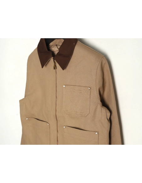 Louis Vuitton khaki pocket cotton canvas utility jacket,Louis Vuitton,LV-04241215