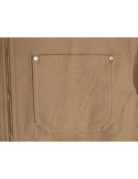 Louis Vuitton khaki pocket cotton canvas utility jacket,Louis Vuitton,LV-04241215