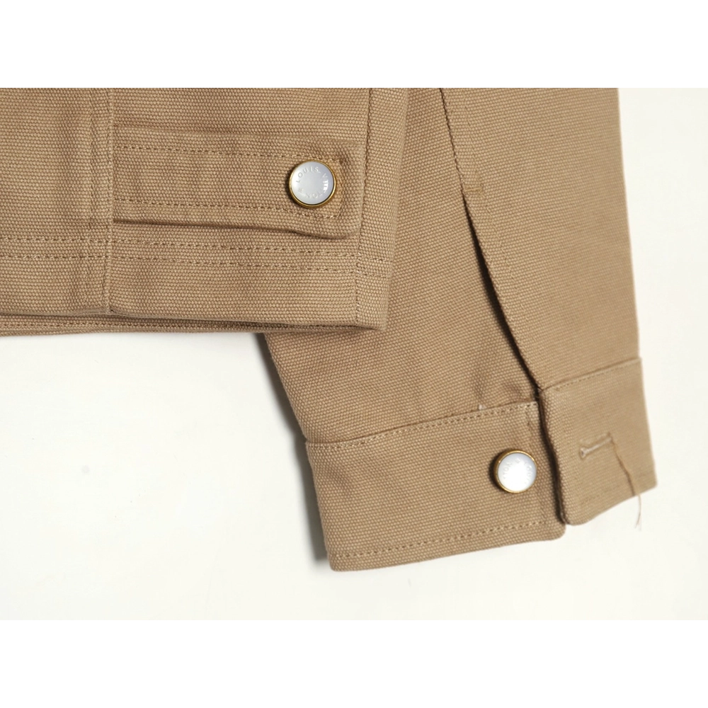 Louis Vuitton khaki pocket cotton canvas utility jacket,Louis Vuitton,LV-04241215