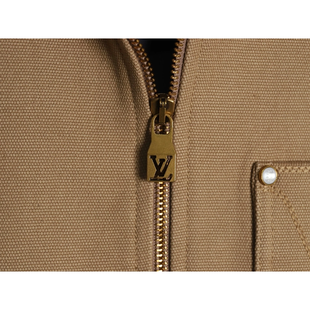 Louis Vuitton khaki pocket cotton canvas utility jacket,Louis Vuitton,LV-04241215