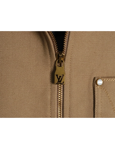 Louis Vuitton khaki pocket cotton canvas utility jacket,Louis Vuitton,LV-04241215
