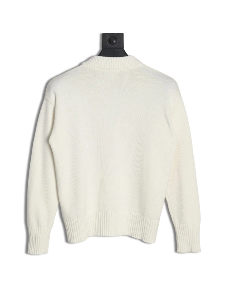 AMI PARIS Heart embroidered cardigan,Ami