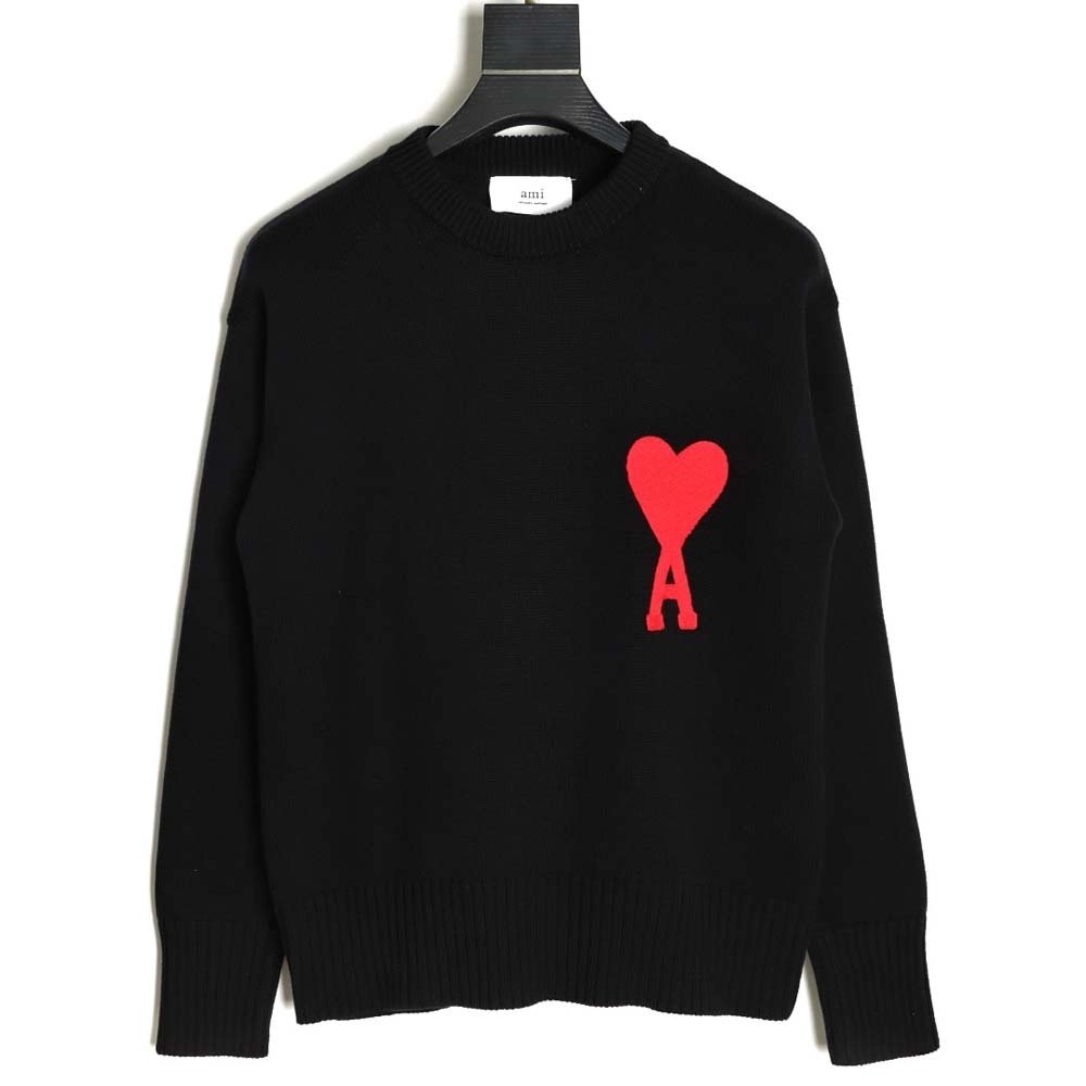 AMI PARIS 21FW love embroidered crew neck sweater_CM_5,Amiri