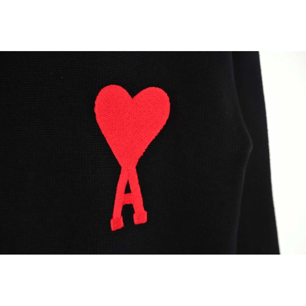 AMI PARIS 21FW love embroidered crew neck sweater_CM_5,Amiri