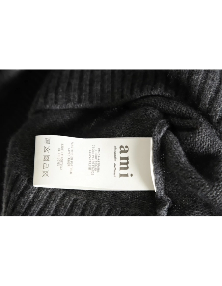 AMI PARIS Heart Turtleneck TSK4,Ami
