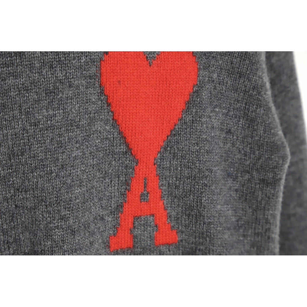 AMI PARIS Heart Turtleneck TSK4,Ami