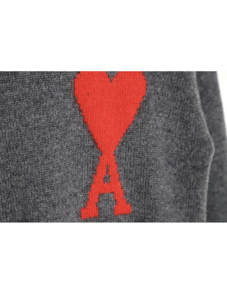 AMI PARIS Heart Turtleneck TSK4,Ami