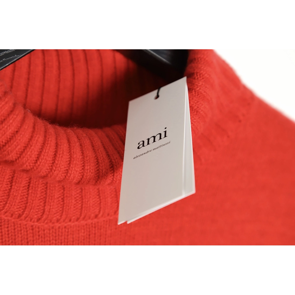 AMI PARIS Heart Turtleneck TSK1,Ami