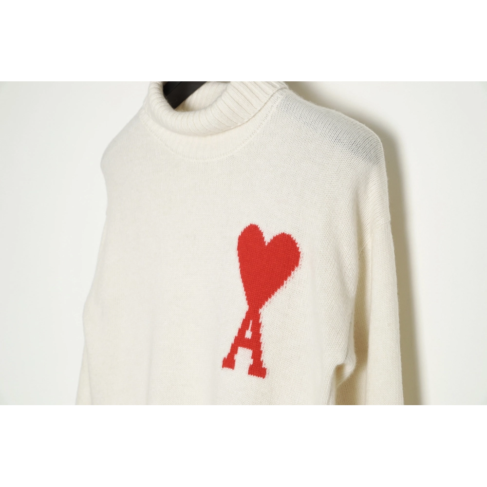 AMI PARIS Heart Turtleneck,Ami