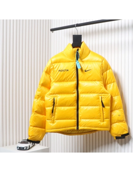 Nike X Drake Nocta Puffer Jacket Yellow ,Nike Jacket,Jacket,APPAREL
