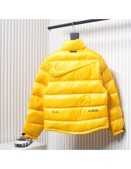 Nike X Drake Nocta Puffer Jacket Yellow ,Nike Jacket,Jacket,APPAREL