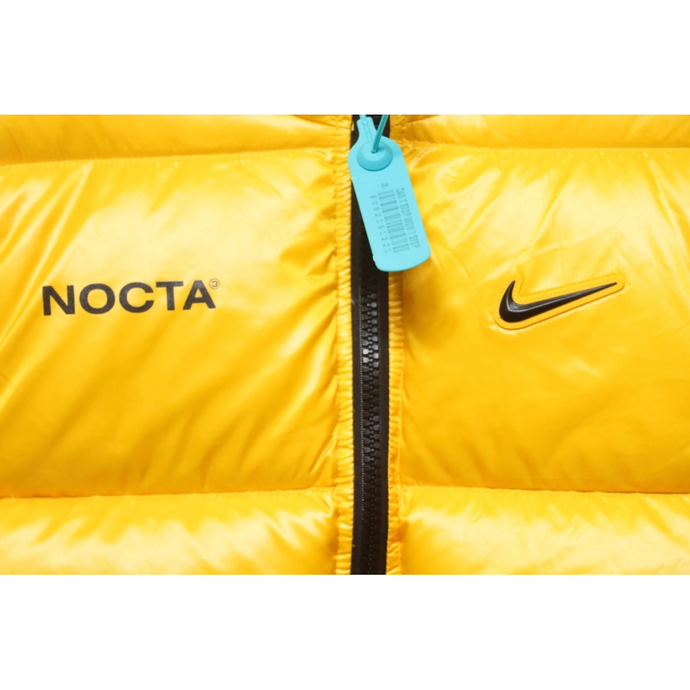 Nike X Drake Nocta Puffer Jacket Yellow ,Nike Jacket,Jacket,APPAREL