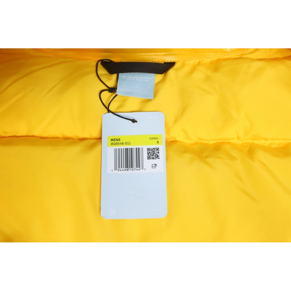 Nike X Drake Nocta Puffer Jacket Yellow ,Nike Jacket,Jacket,APPAREL