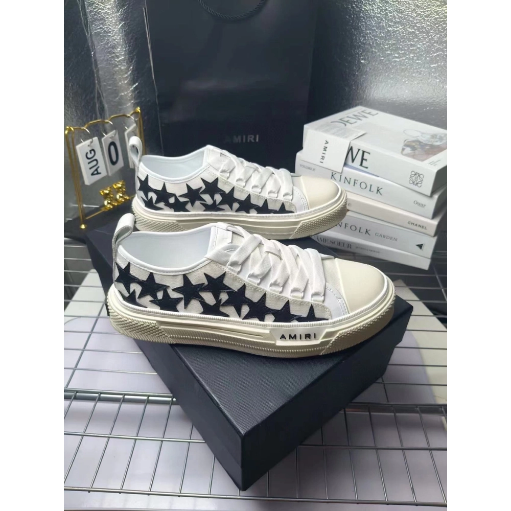 Amiri Stars Court Low White Black,AMIRI