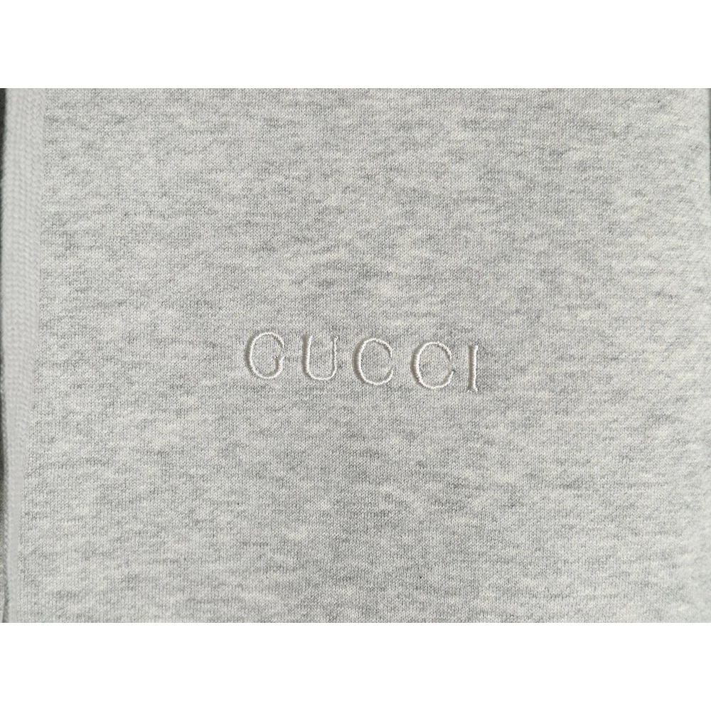 Gucci Grey Web Hooded Sweatshirt,Gucci