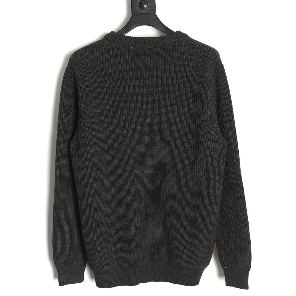 Burberry Vintage color block logo intarsia knit sweater,Burberry