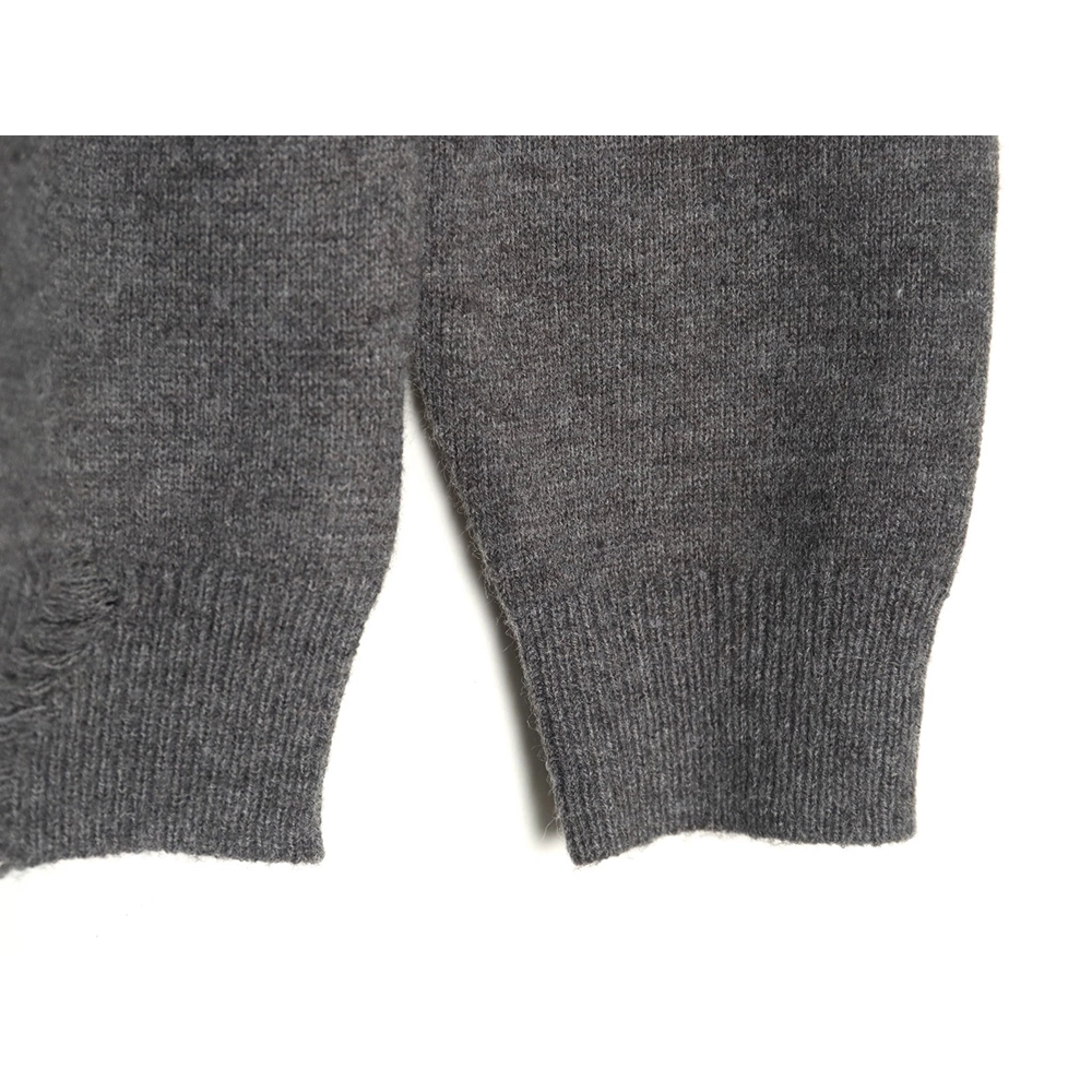 Balenciaga Double B embroidered knitted crewneck sweater,Balenciaga