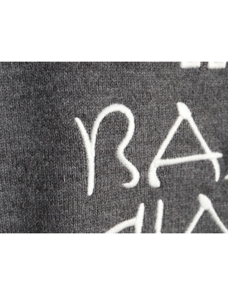 Balenciaga Double B embroidered knitted crewneck sweater,Balenciaga